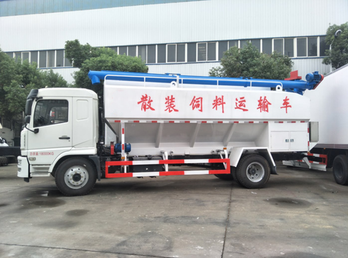 陜汽軒德20方（10噸）電動(dòng)飼料車(chē)